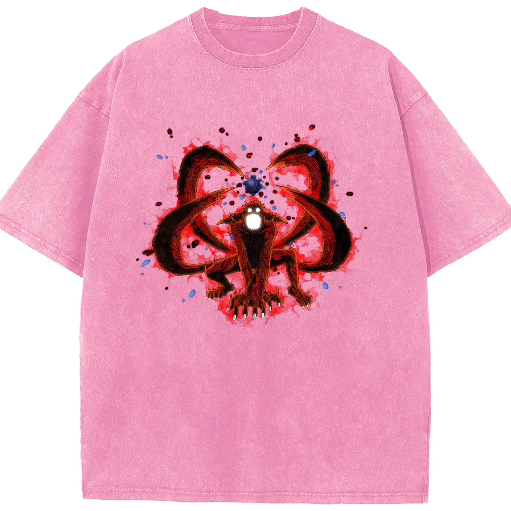 （画像用） NARUTO -ナルト- うずまき ナルト Uzumaki Naruto 綿100% ヴィンテージ風 半袖Tシャツ（フロントプリント）